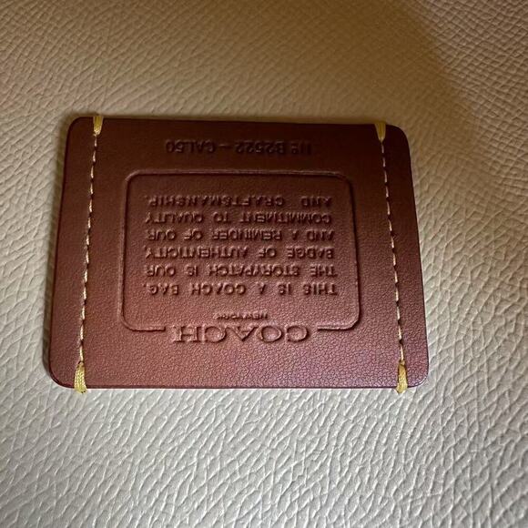 Coach Mollie Tote Bag 25 Signature Canvas CAL50 Signature Canvas/Silver/Hay NWT - Picture 11 of 12